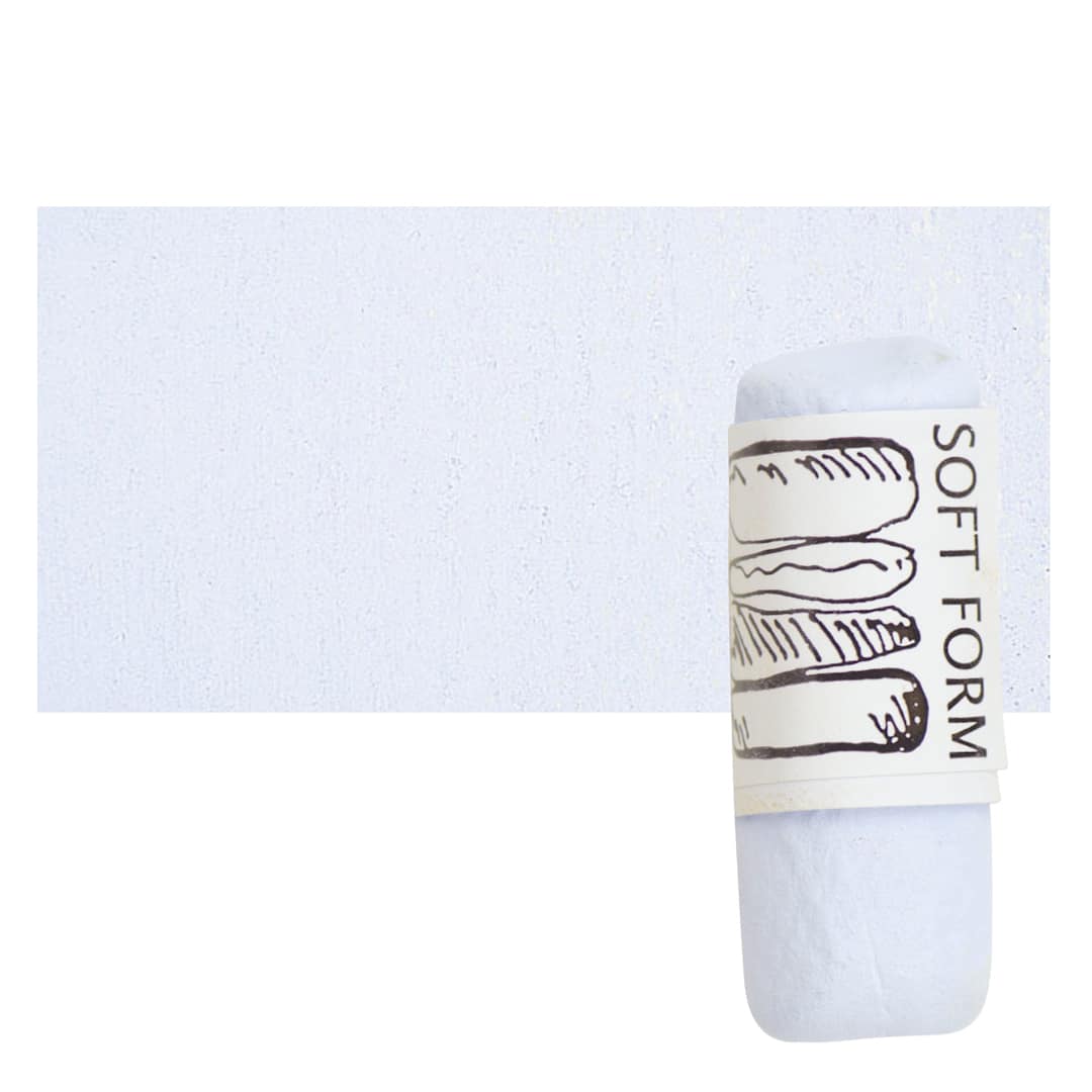 Open in modal - Townsend Artists' Soft Form Pastel - Pale Blue 086 pastel and swatch