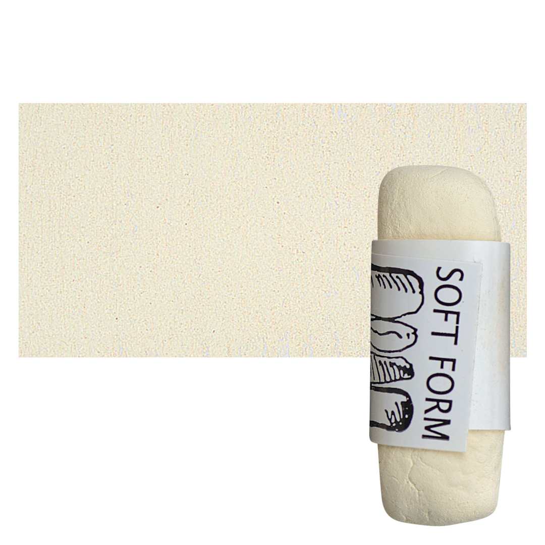 Open in modal - Townsend Artists' Soft Form Pastel - Pale Mars Yellow (Light) pastel and swatch