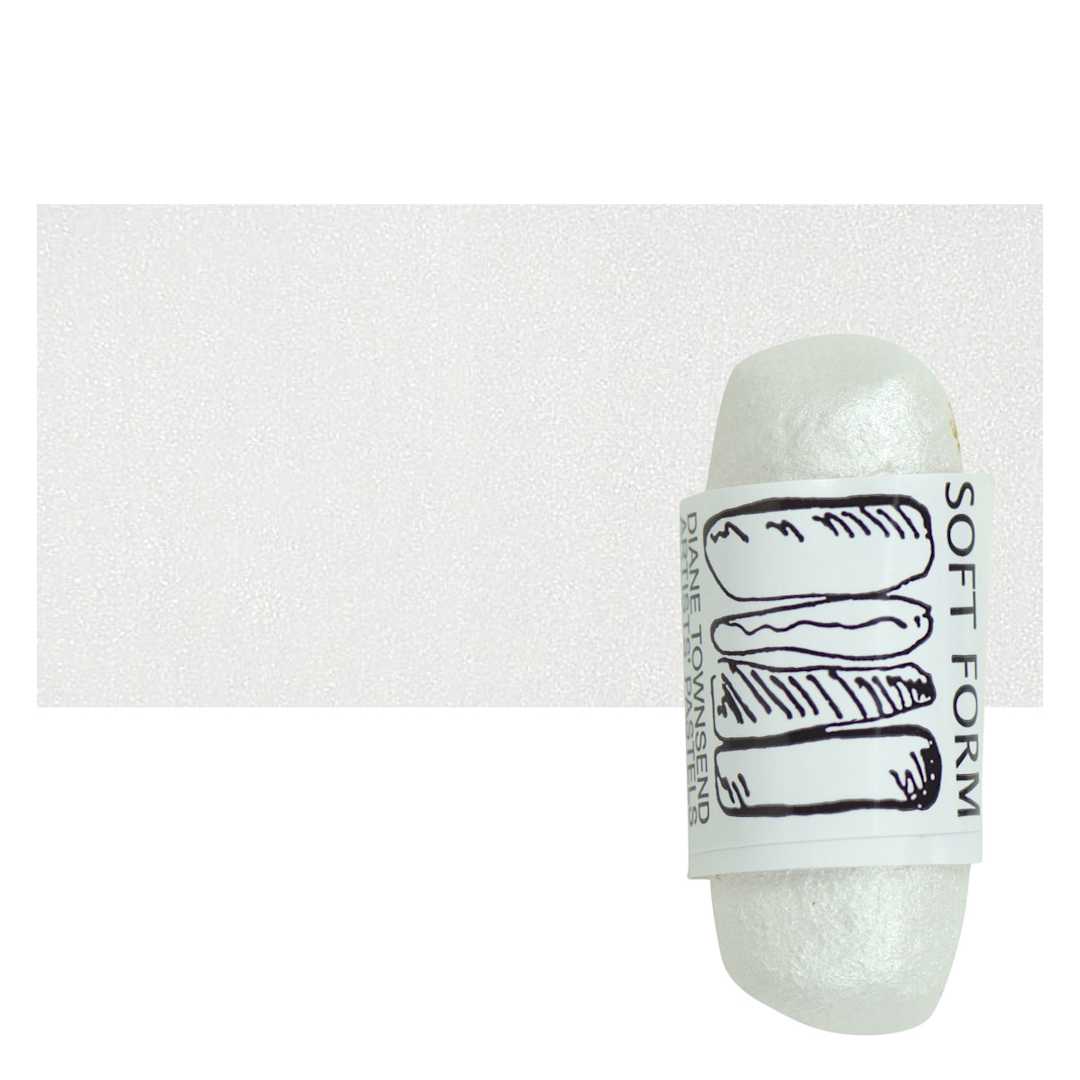 Open in modal - Townsend Artists' Soft Form Pastel - Pearl White 701 and swatch