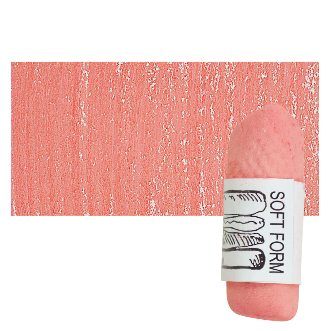 Open in modal - Townsend Artists' Soft Form Pastel - Pink (Dark) pastel and swatch