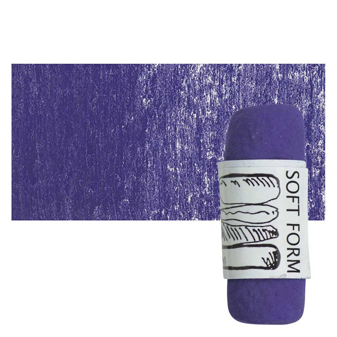 Open in modal - Townsend Artists' Soft Form Pastel - Purple 043D pastel and swatch