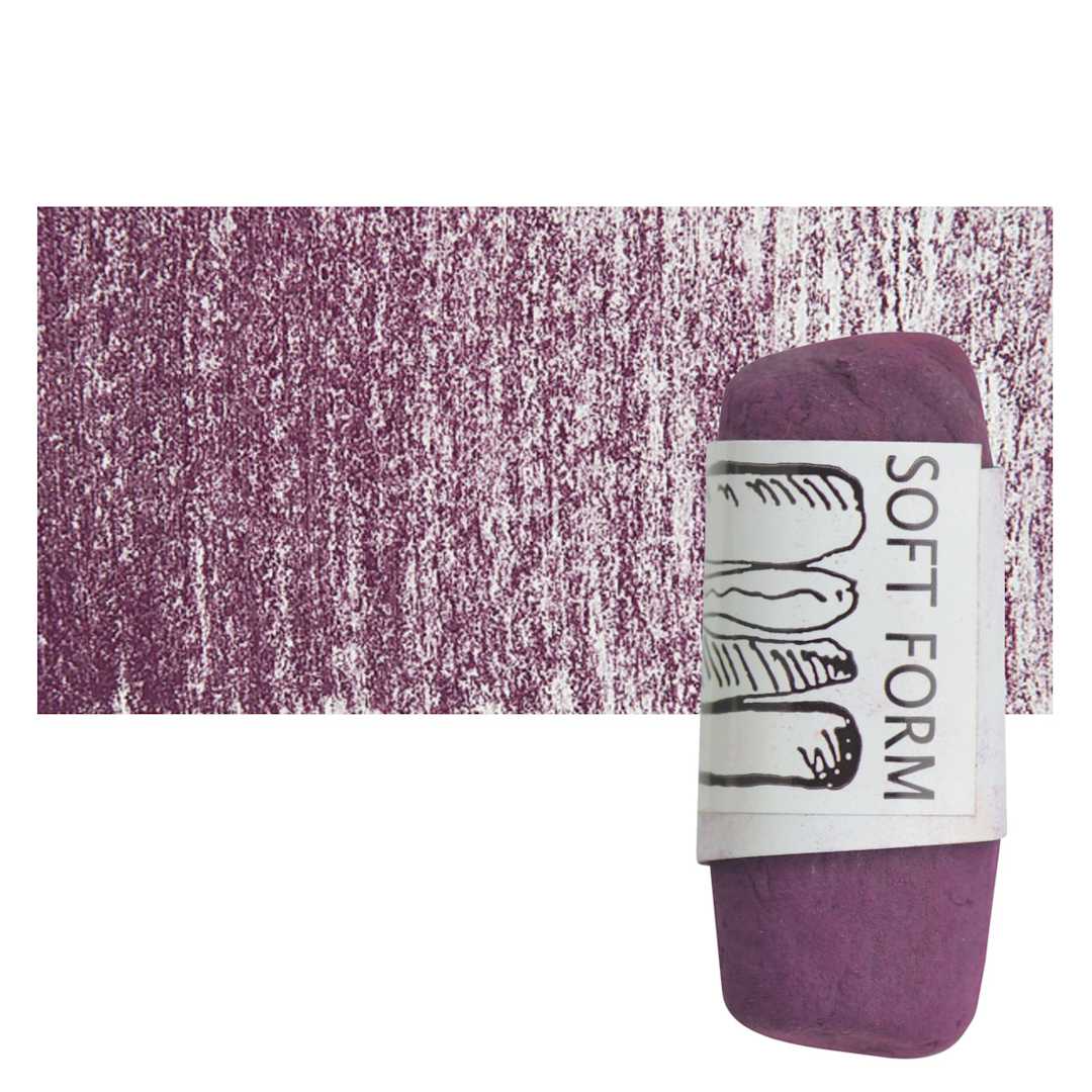 Open in modal - Townsend Artists' Soft Form Pastel - Quinacridone Magenta (Dark) pastel and swatch