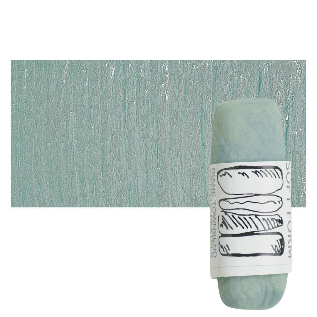 Open in modal - Townsend Artists' Soft Form Pastel - Sage (Light) pastel and swatch