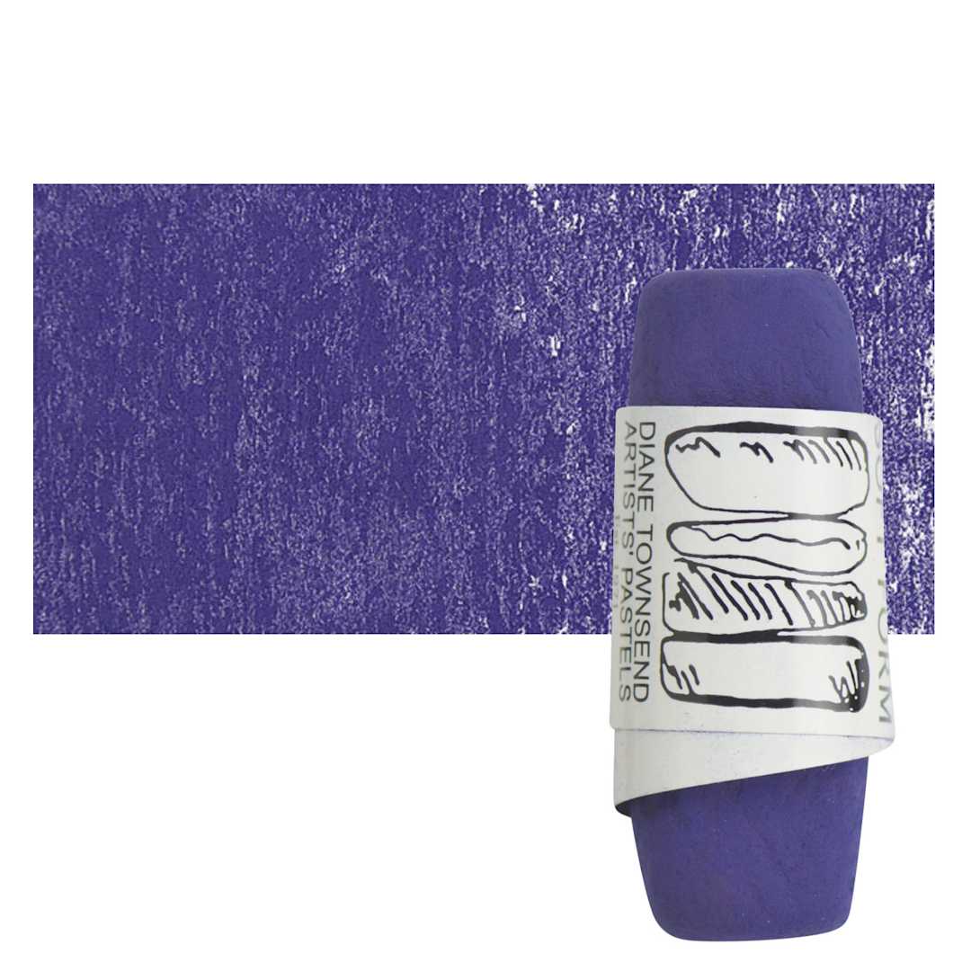 Open in modal - Townsend Artists' Soft Form Pastel - Ultra Mars Purple (Dark) pastel and swatch