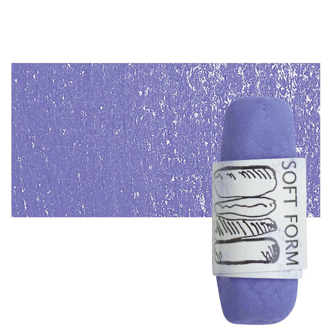 Open in modal - Townsend Artists' Soft Form Pastel - Ultra Mars Purple (Light) pastel and swatch