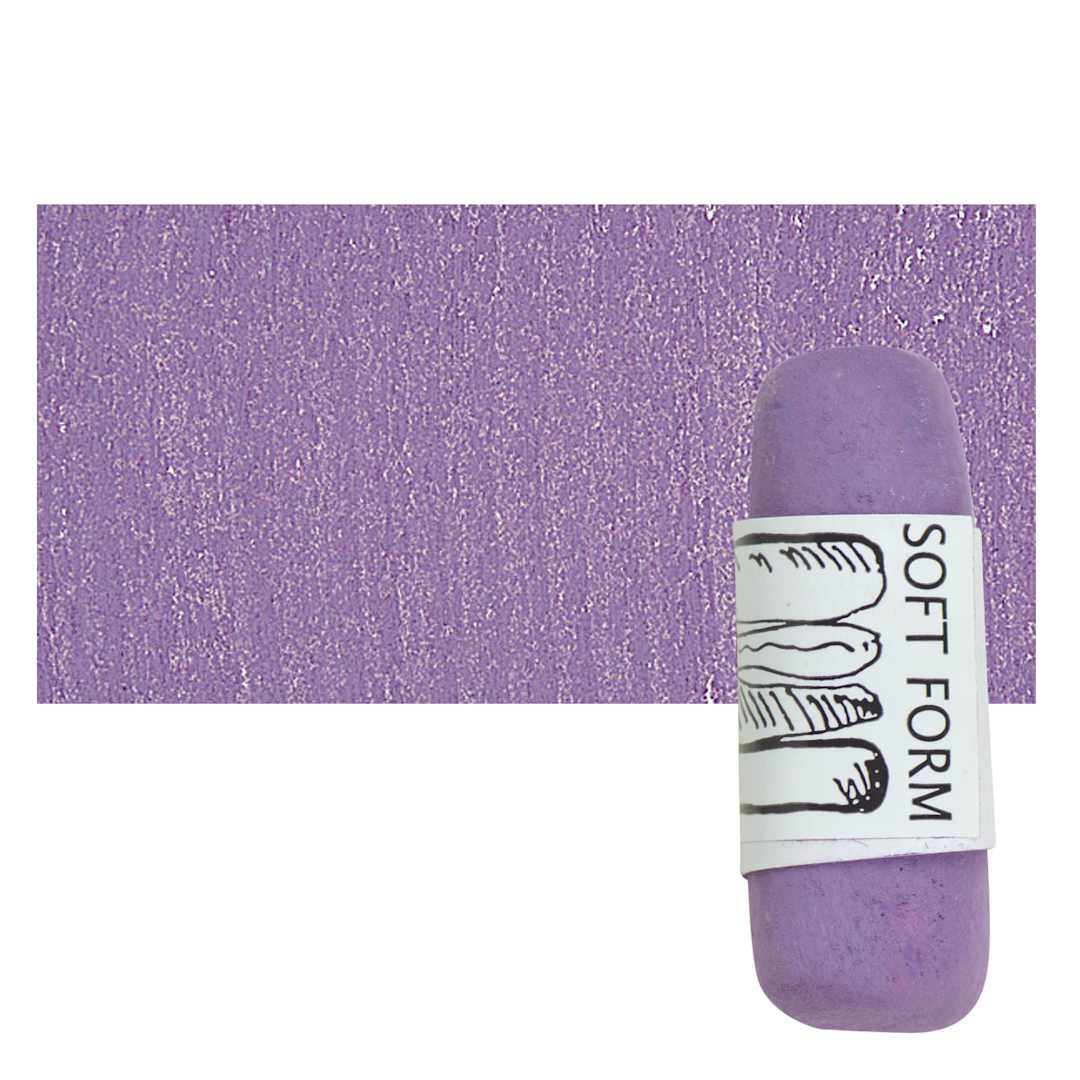 Open in modal - Townsend Artists' Soft Form Pastel - Ultra Mars Violet (Dark) pastel and swatch