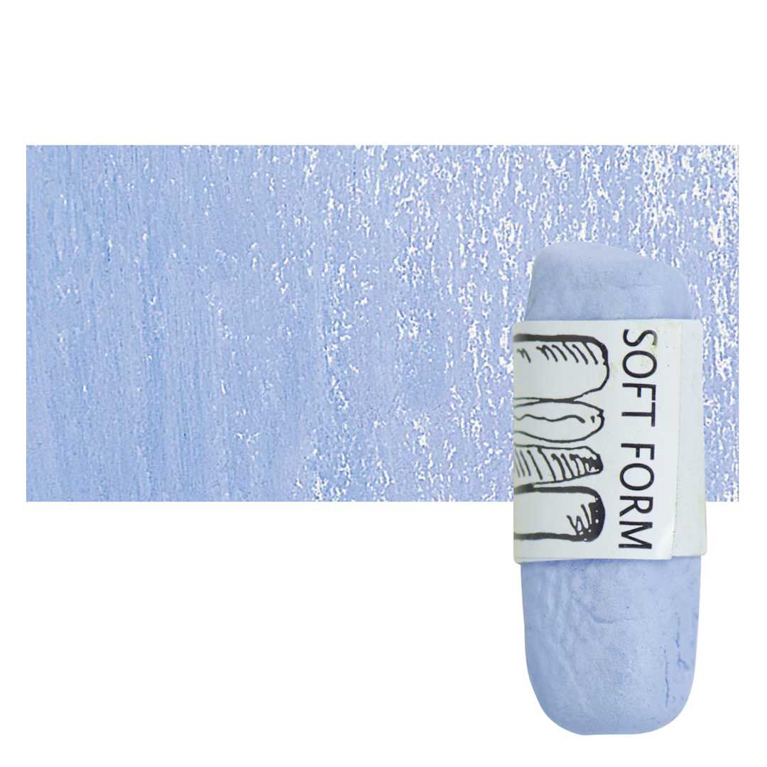 Open in modal - Townsend Artists' Soft Form Pastel - Ultra-Phthalo Blue Light 031L pastel and swatch