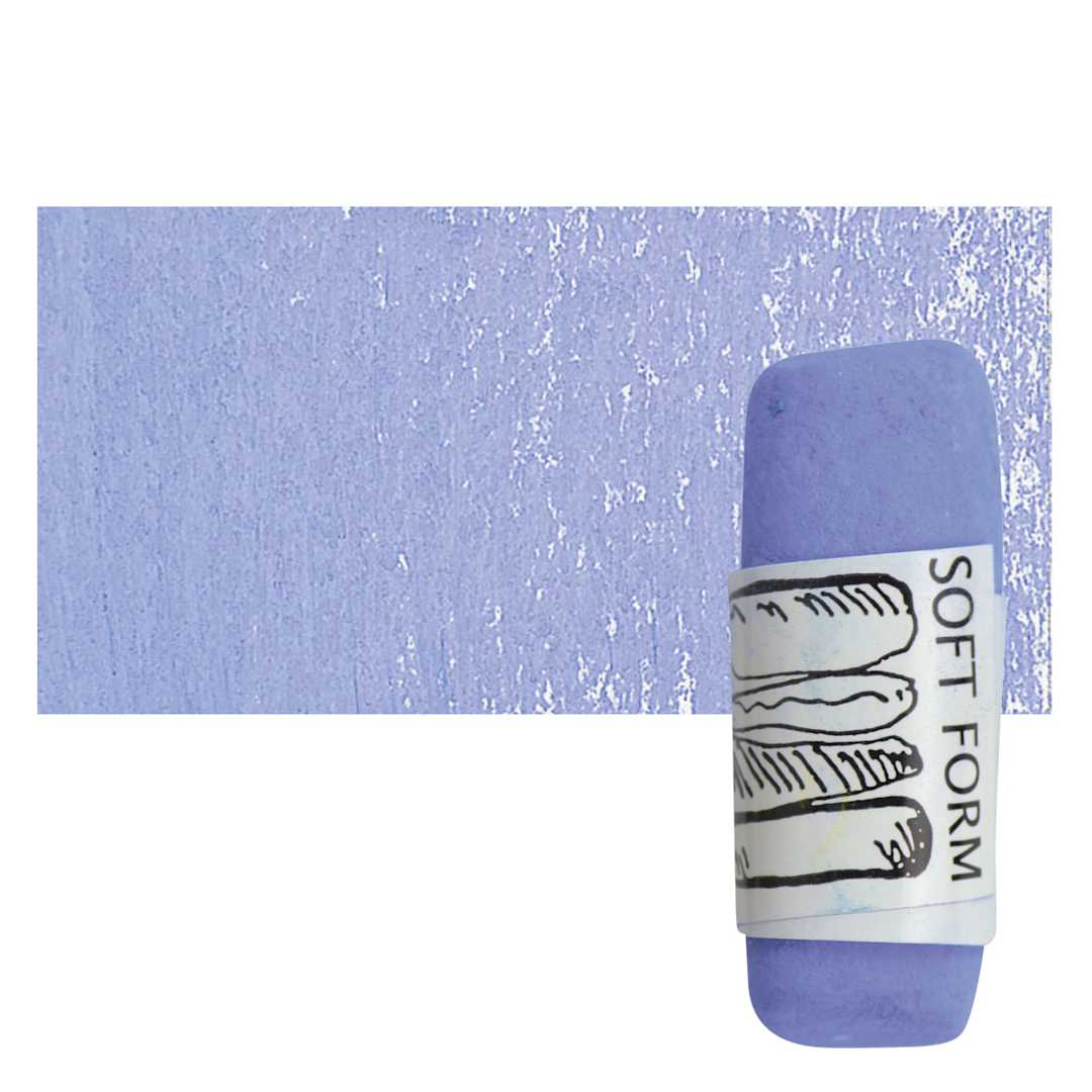 Open in modal - Townsend Artists' Soft Form Pastel - Ultra Phthalo Blue pastel and swatch