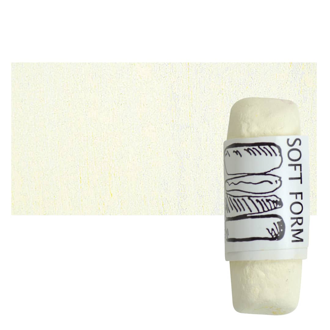 Open in modal - Townsend Artists' Soft Form Pastel - Yellow Buff pastel and swatch