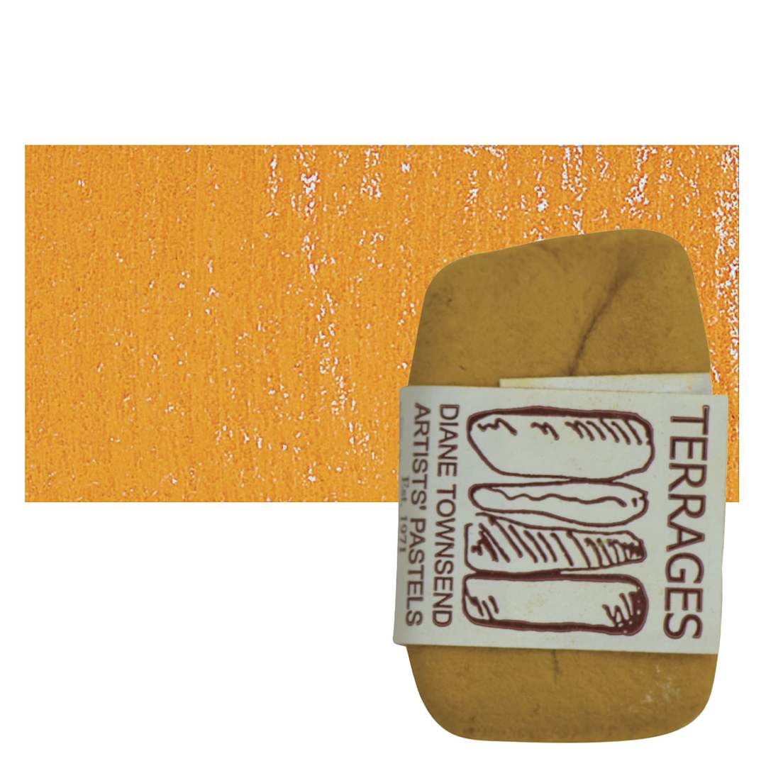 Open in modal - Townsend Terrages Pastel - Cadmium Orange 62 pastel and swatch
