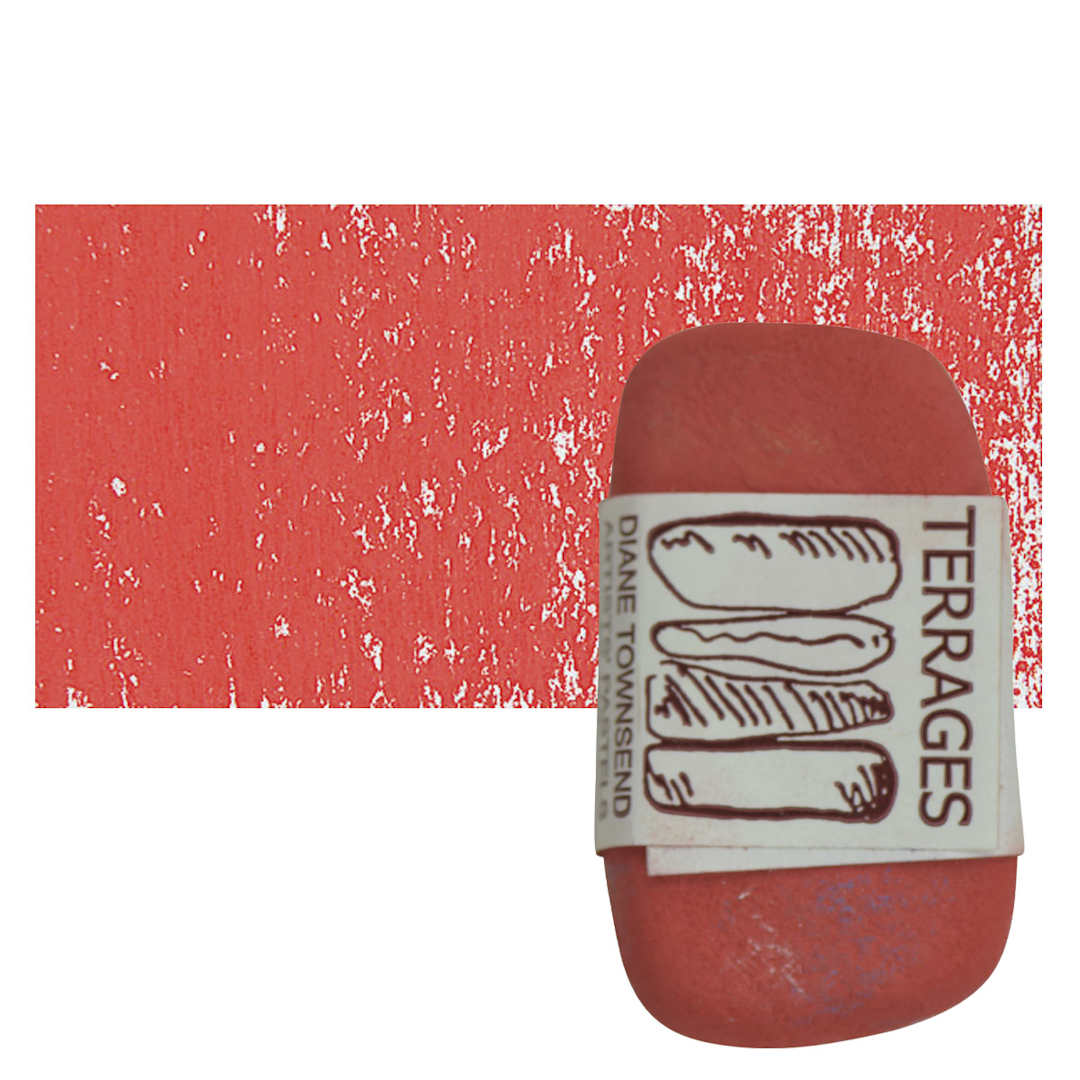 Open in modal - Townsend Terrages Pastel - Cadmium Red Medium 49 pastel and swatch