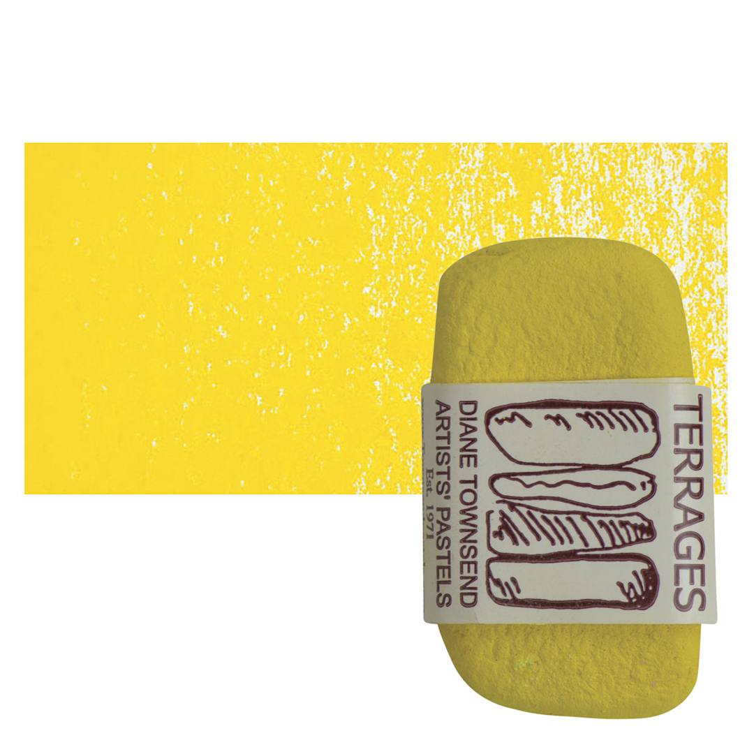 Open in modal - Townsend Terrages Pastel - Cadmium Yellow Medium 66 pastel and swatch