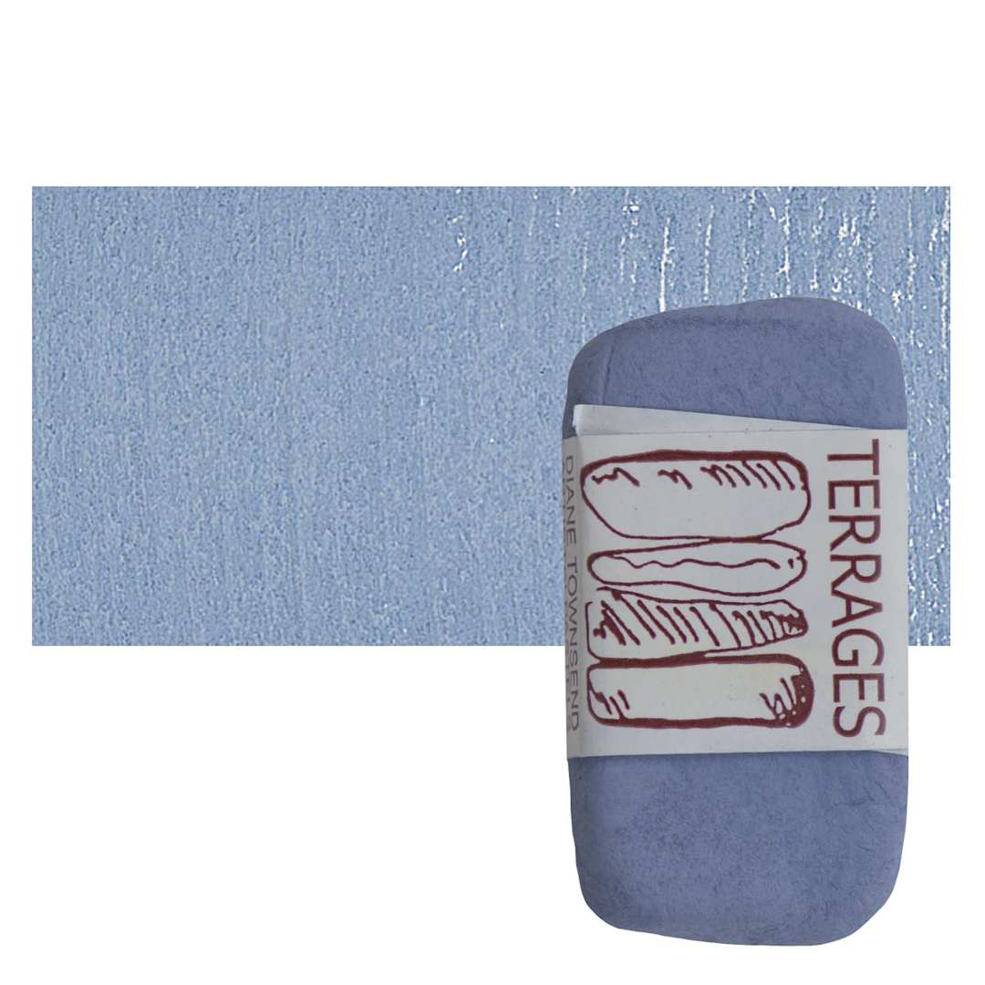 Open in modal - Townsend Terrages Pastel - Cerulean Blue Hue 184 pastel and swatch