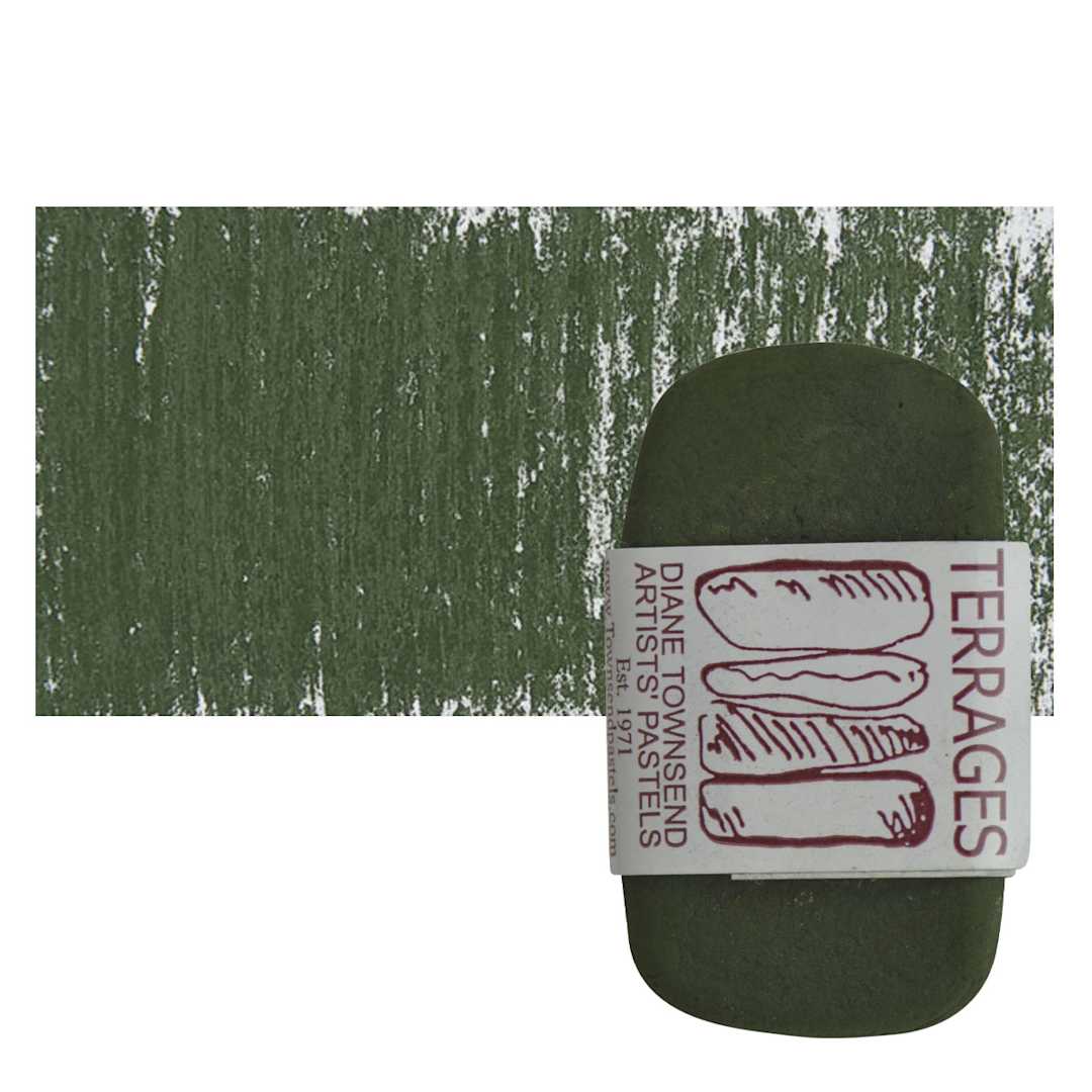 Open in modal - Townsend Terrages Pastel - Green Oxide 154 pastel and swatch