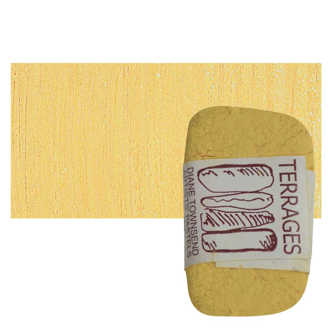 Open in modal - Townsend Terrages Pastel - Hansa Yellow 175 pastel and swatch