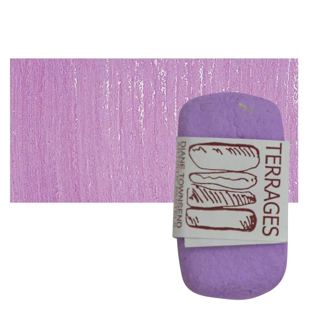 Open in modal - Townsend Terrages Pastel - Manganese Violet 42 pastel and swatch