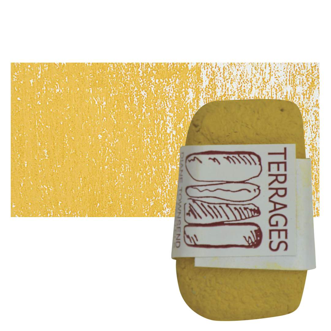 Open in modal - Townsend Terrages Pastel - Mars Yellow 80 pastel and swatch