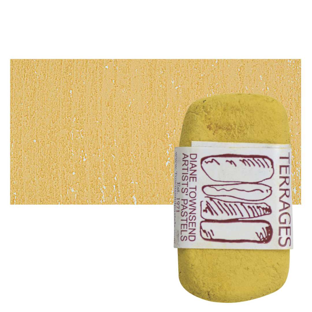 Open in modal - Townsend Terrages Pastel - Mars Yellow 81 pastel and swatch