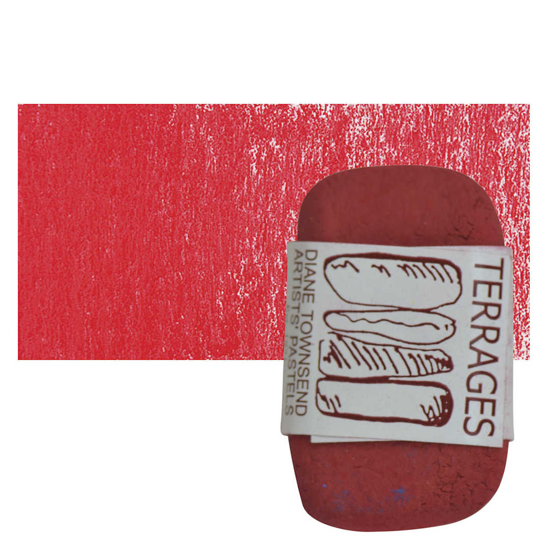 Open in modal - Townsend Terrages Pastel - Naphthol Pink 29 pastel and swatch