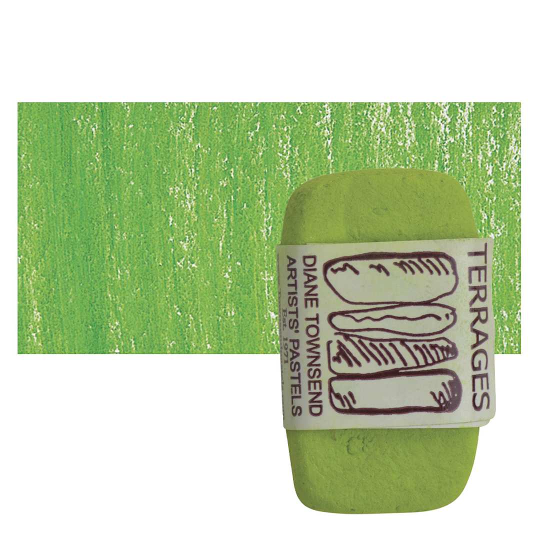 Open in modal - Townsend Terrages Pastel - Permanent Green 162 pastel and swatch