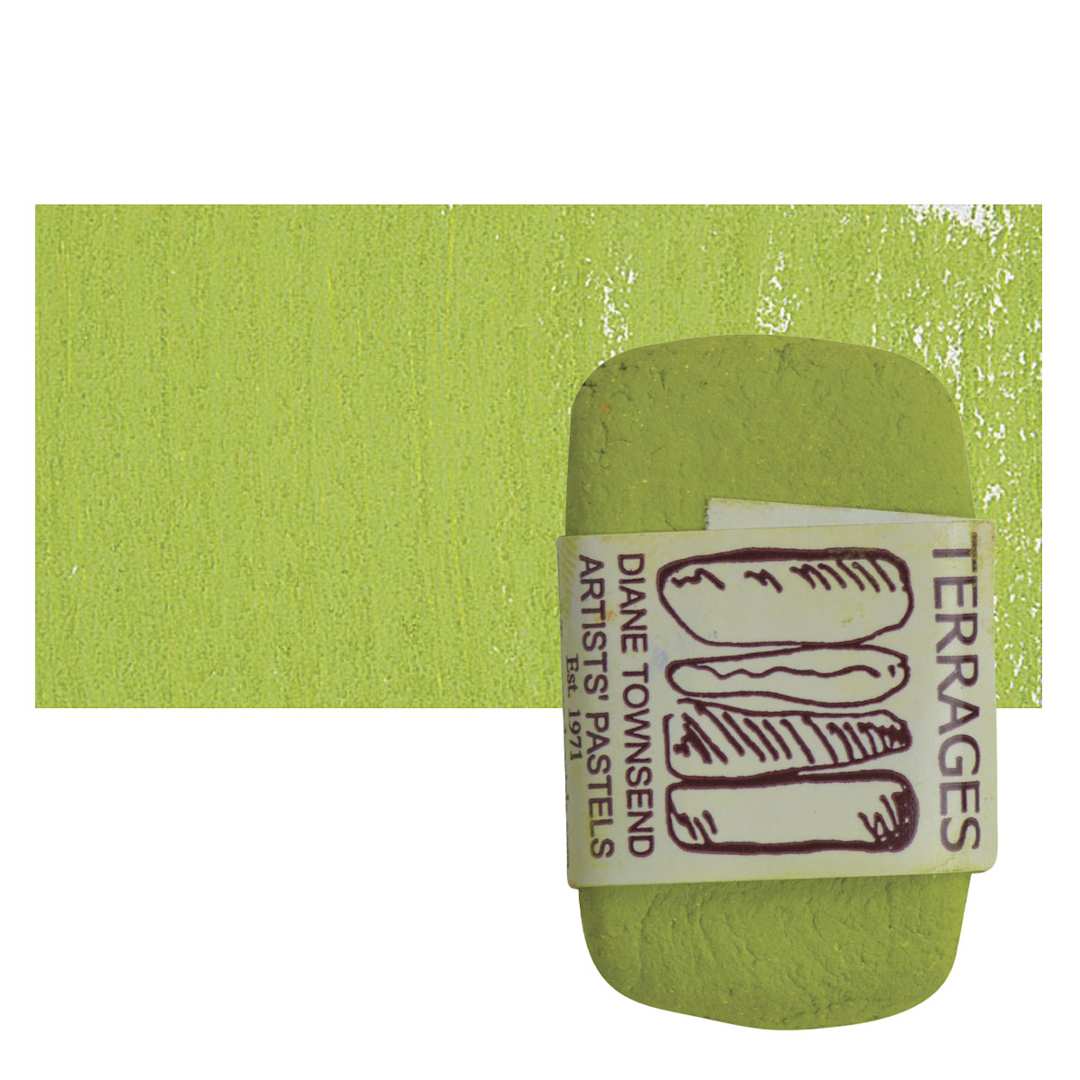 Open in modal - Townsend Terrages Pastel - Permanent Green 163 pastel and swatch