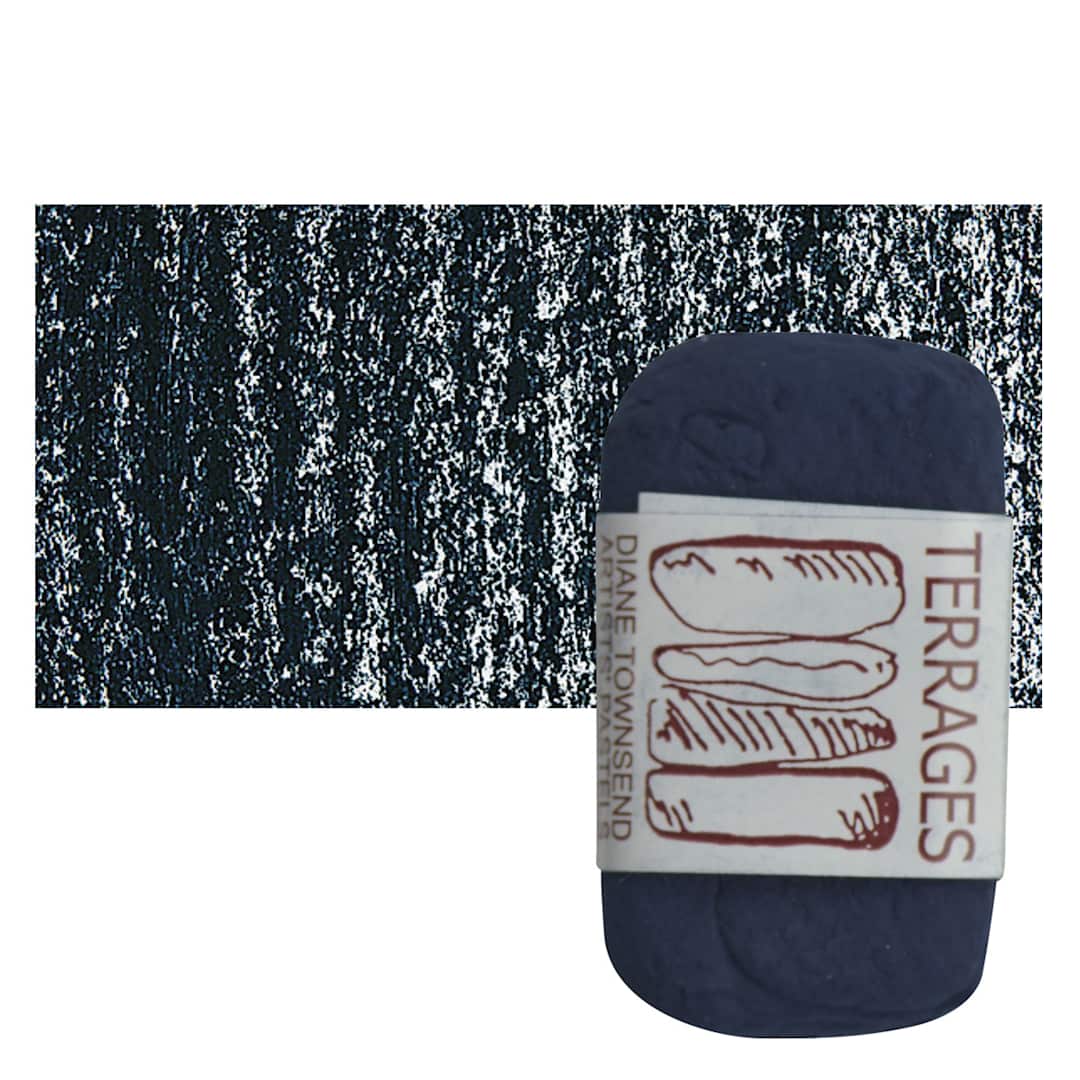 Open in modal - Townsend Terrages Pastel - Prussian Blue 11 pastel and swatch