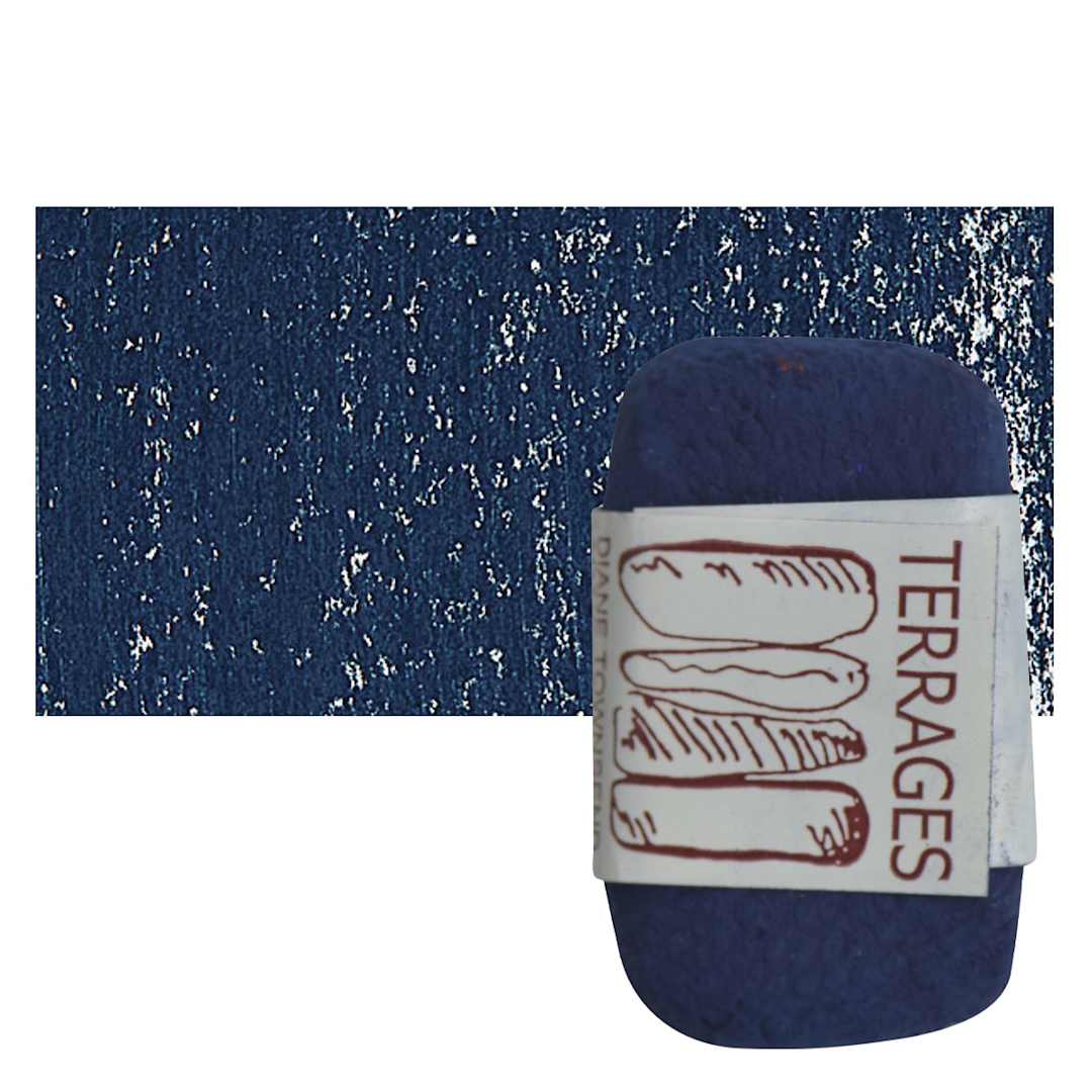 Open in modal - Townsend Terrages Pastel - Prussian Blue 12 pastel and swatch