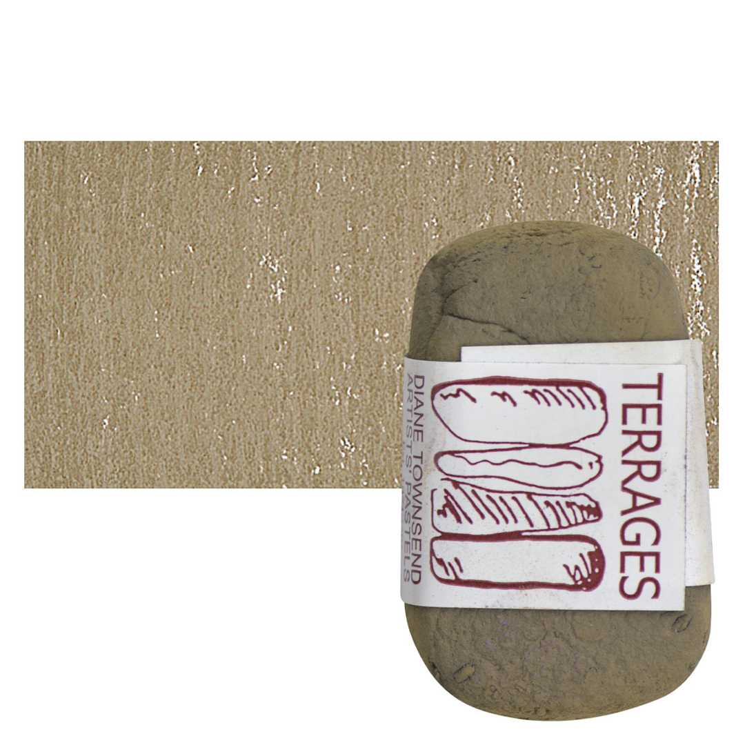 Open in modal - Townsend Terrages Pastel - Raw Umber 116 pastel and swatch