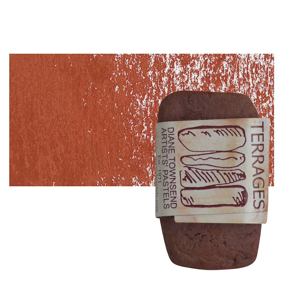 Open in modal - Townsend Terrages Pastel - Red Oxide 89 pastel and swatch