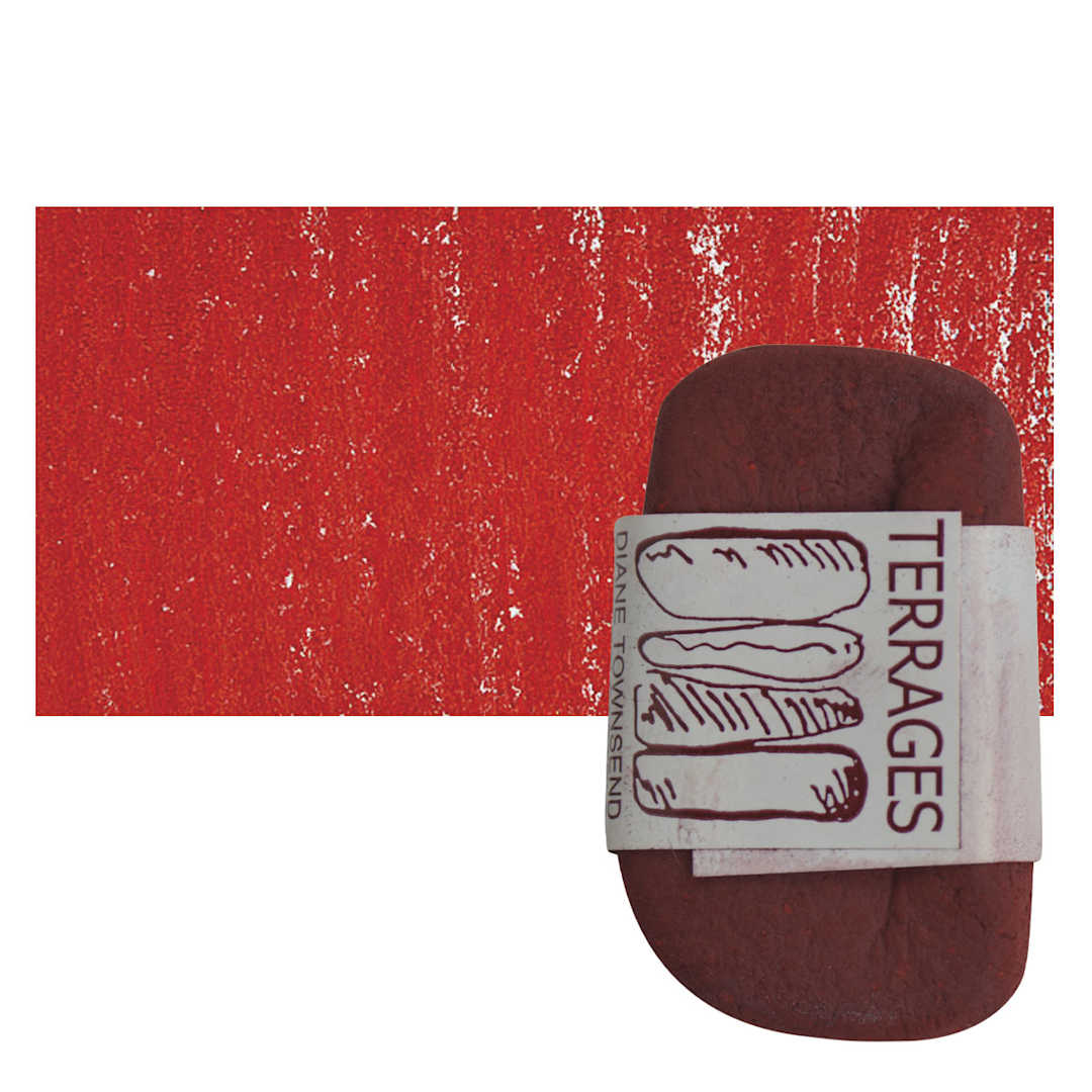 Open in modal - Townsend Terrages Pastel - Toluidine Red pastel and swatch