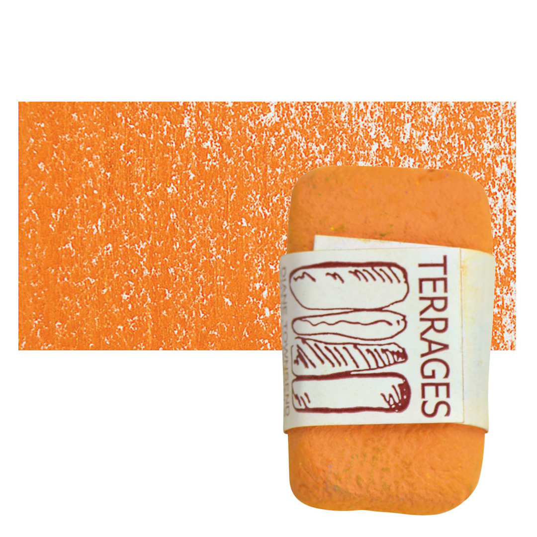 Open in modal - Townsend Terrages Pastel - Tuscan Red Orange pastel and swatch