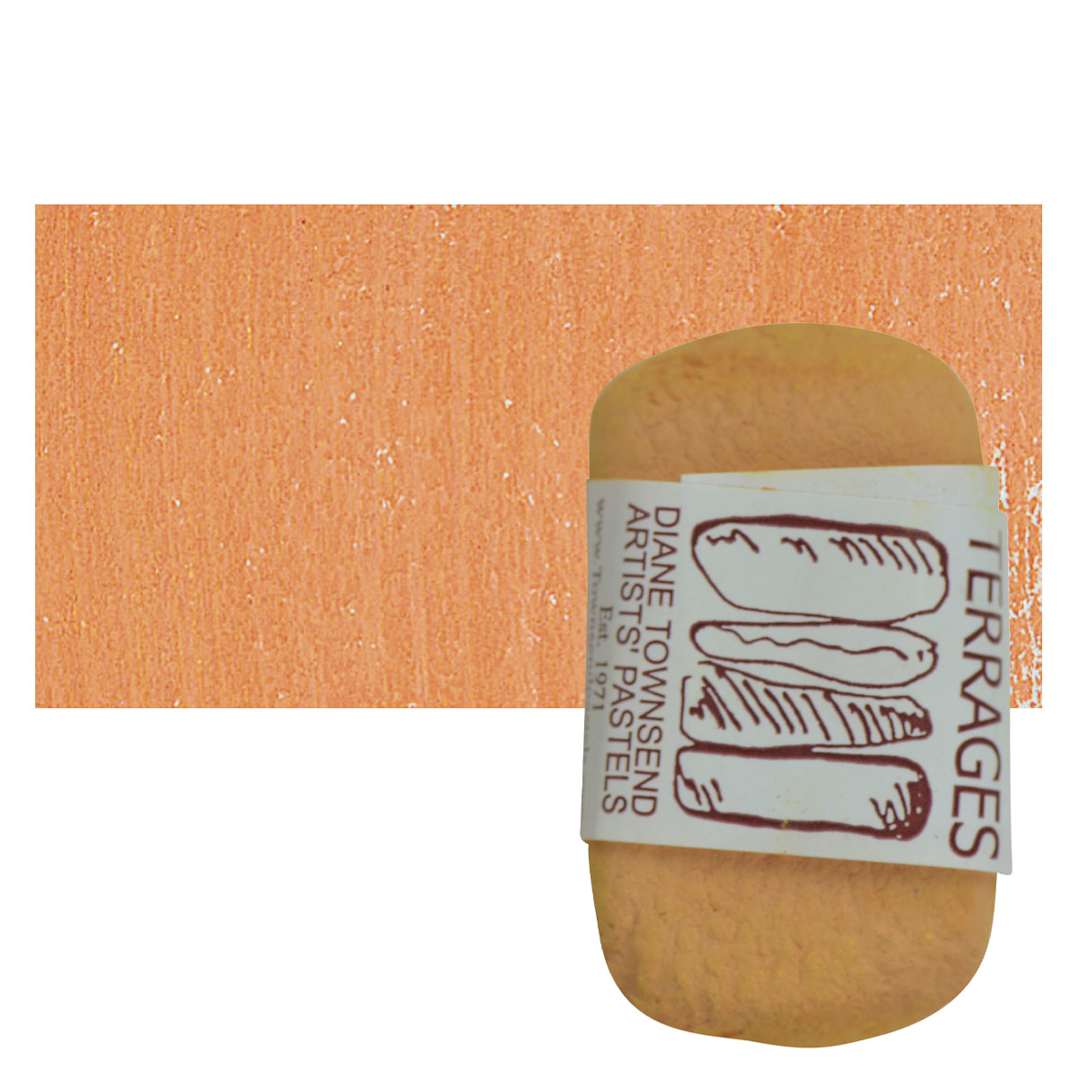 Open in modal - Townsend Terrages Pastel - Tuscan Red Orange pastel and swatch