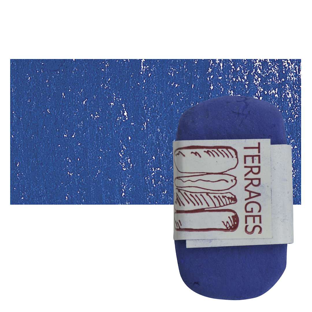 Open in modal - Townsend Terrages Pastel - Ultramarine Blue 16 pastel and swatch