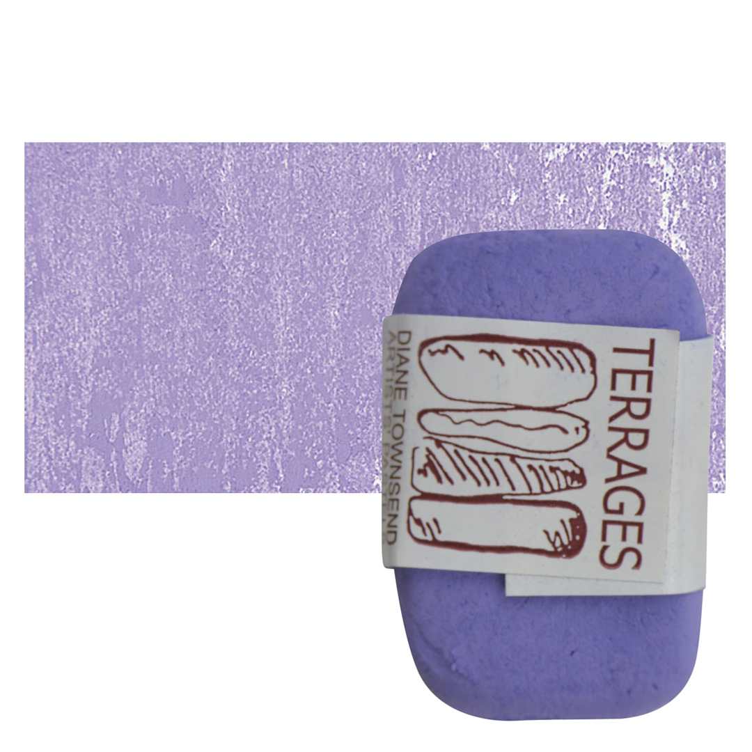 Open in modal - Townsend Terrages Pastel - Ultramarine Violet 24 pastel and swatch