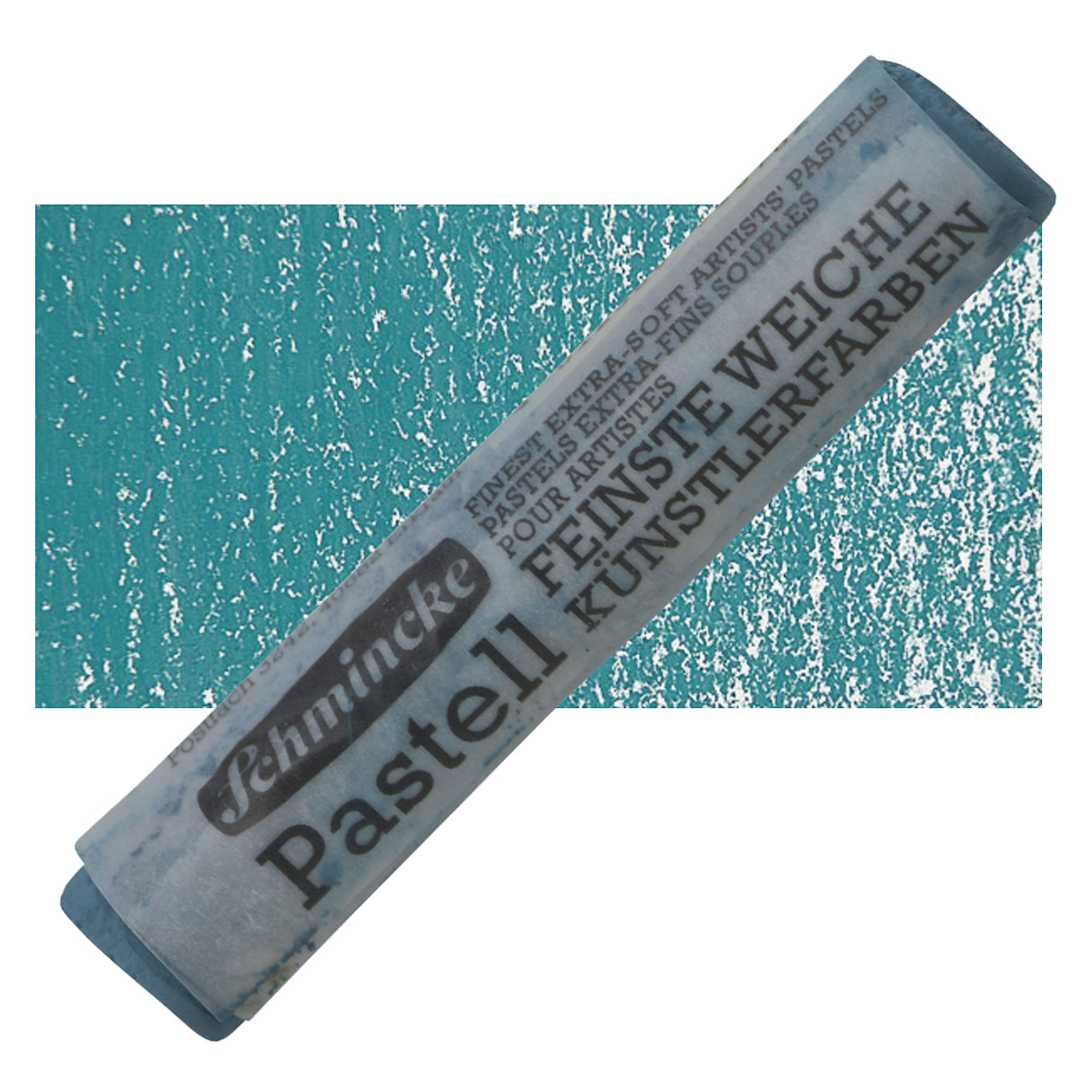 Open in modal - Schmincke Soft Pastel - Bluish Green D pastel and swatch