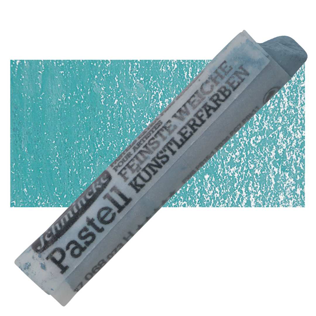 Open in modal - Schmincke Soft Pastel - Bluish Green H pastel and swatch