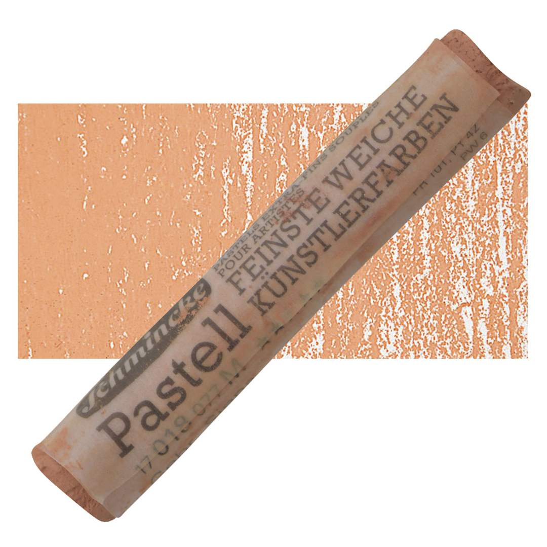 Open in modal - Schmincke Soft Pastel - Burnt Sienna M pastel and swatch