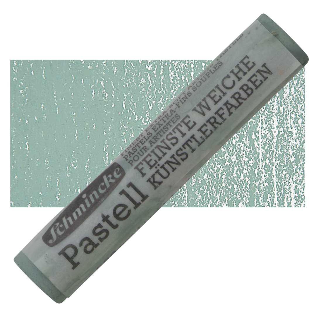Open in modal - Schmincke Soft Pastel - Cold Green 1 H pastel and swatch