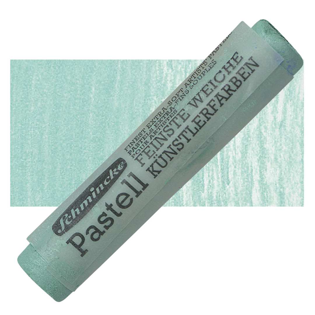 Open in modal - Schmincke Soft Pastel - Green Pearl H pastel and swatch