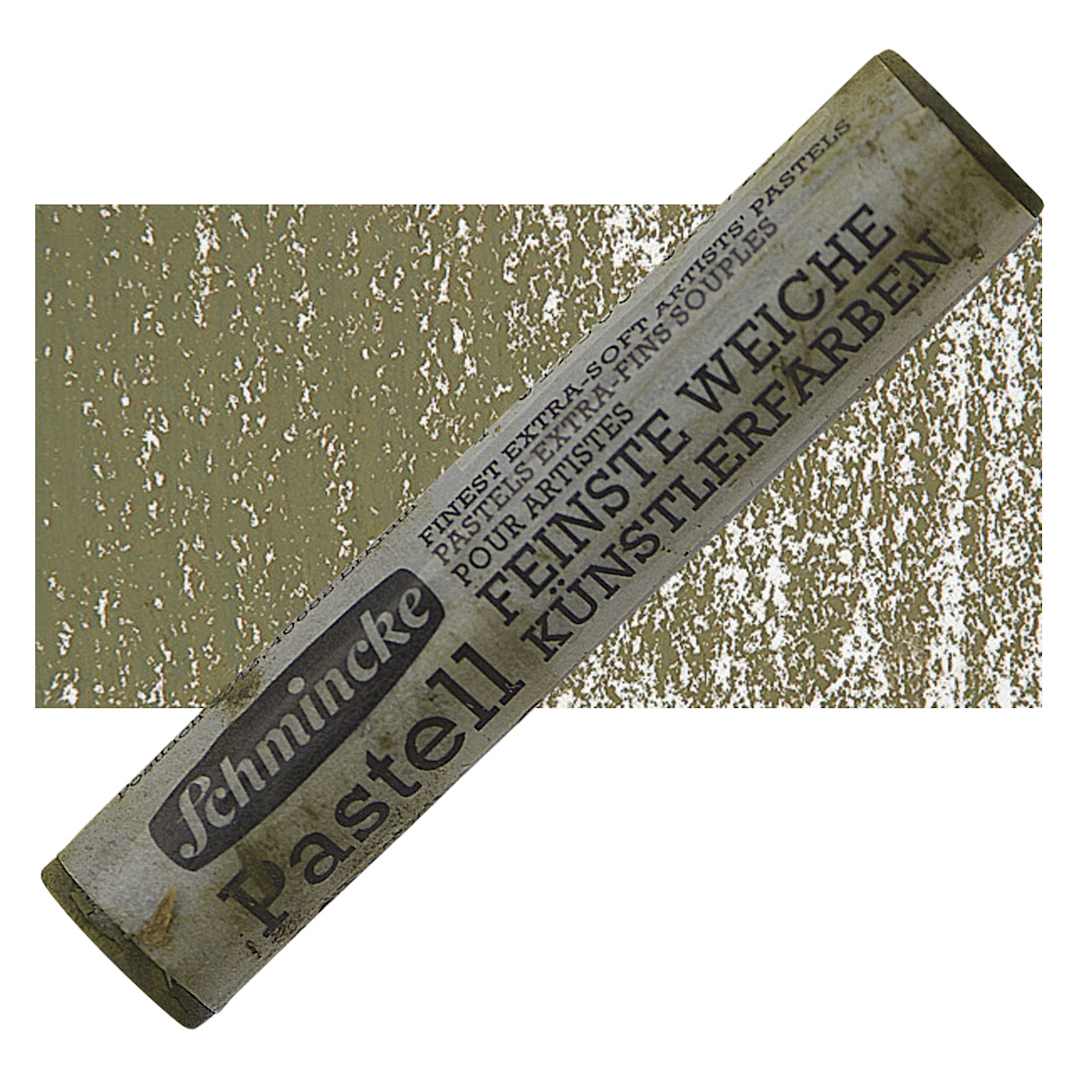 Open in modal - Schmincke Soft Pastel - Greenish Umber B pastel and swatch