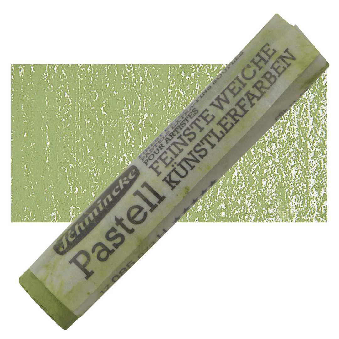 Open in modal - Schmincke Soft Pastel - Olive Green 1 H pastel and swatch