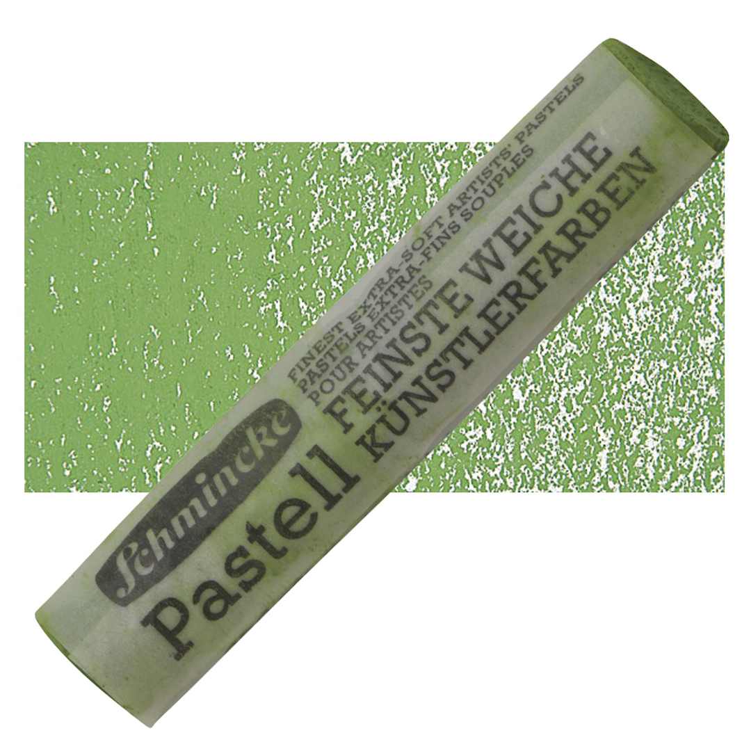 Open in modal - Schmincke Soft Pastel - Olive Green 2 D pastel and swatch