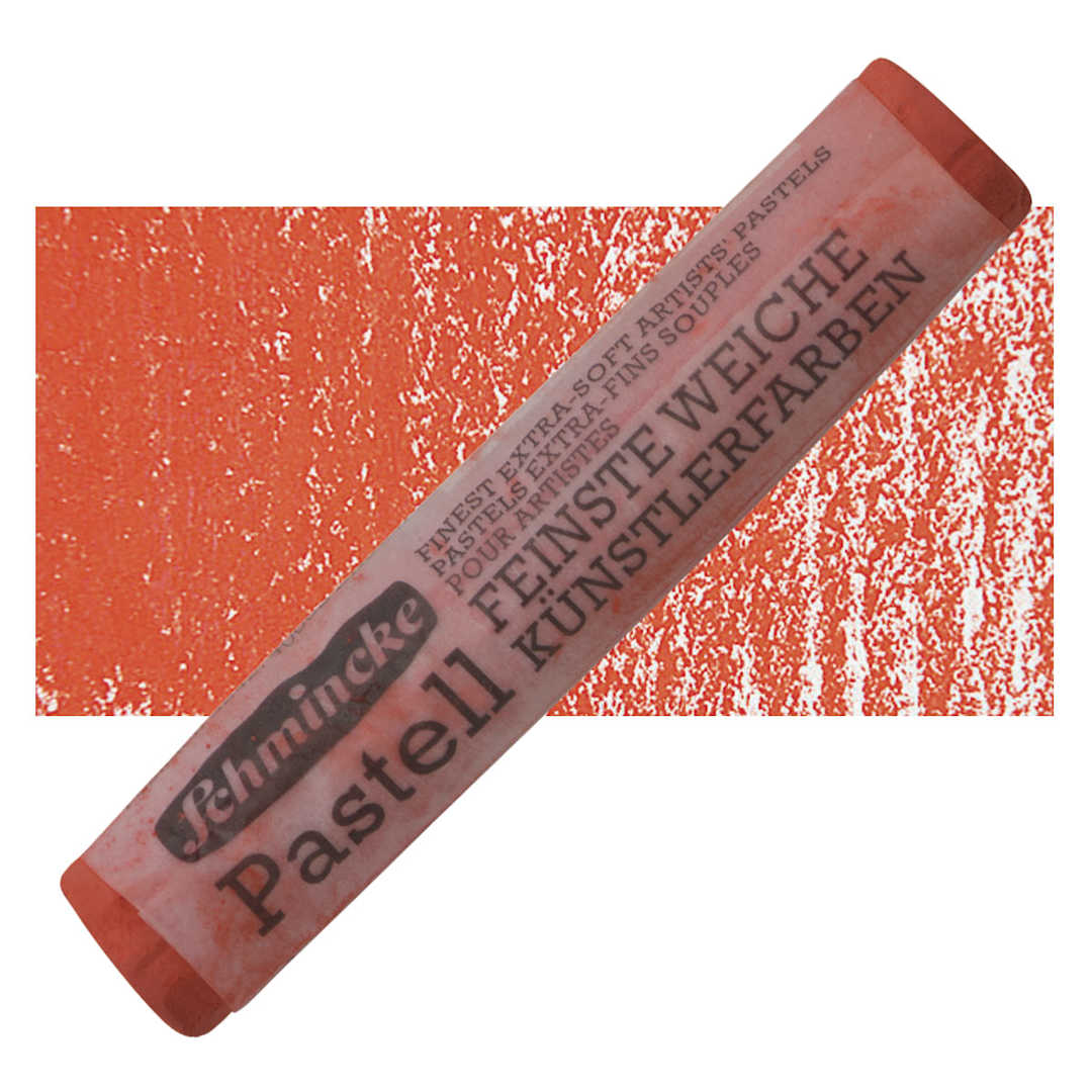 Open in modal - Schmincke Soft Pastel - Permanent Red 1 Pale D pastel and swatch
