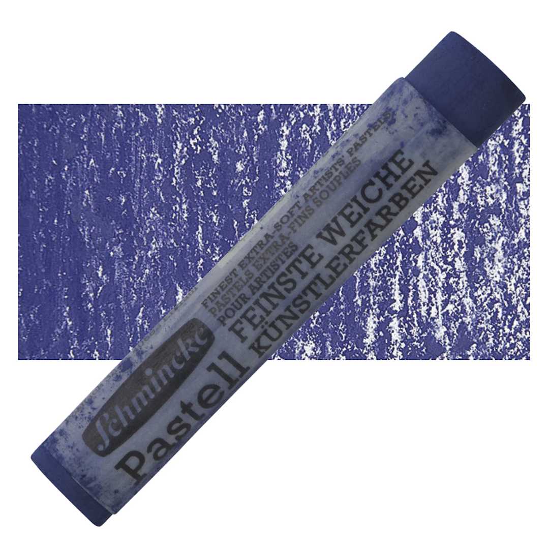 Open in modal - Schmincke Soft Pastel - Phthalo Blue Deep D pastel and swatch