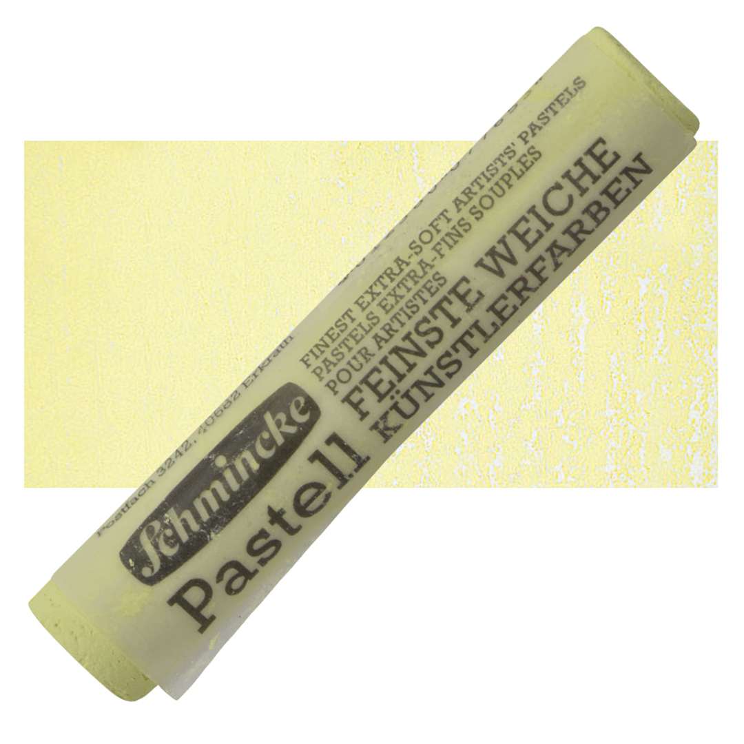 Open in modal - Schmincke Soft Pastel - Titanium Yellow M pastel and swatch