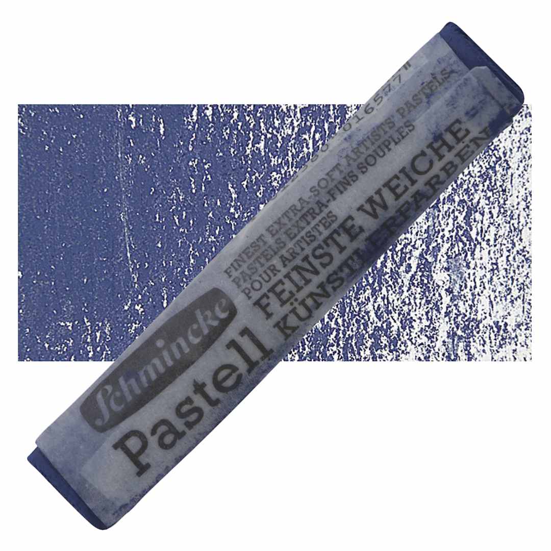Open in modal - Schmincke Soft Pastel - Ultramarine Deep B pastel and swatch