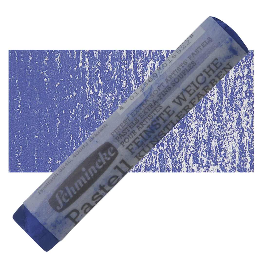 Open in modal - Schmincke Soft Pastel - Ultramarine Light B pastel and swatch