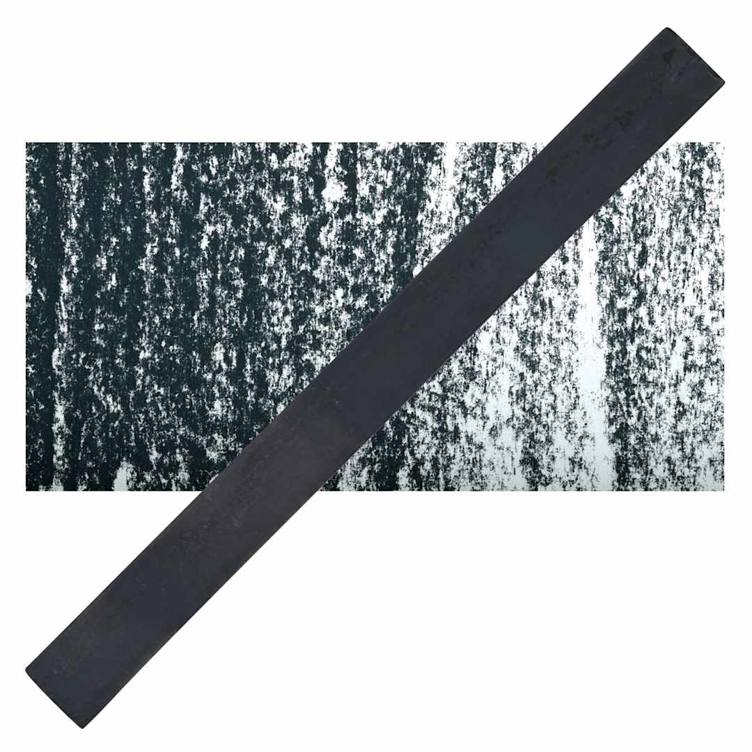 Open in modal - Cretacolor Pastel Carre Hard Pastel - Black Gray pastel and swatch