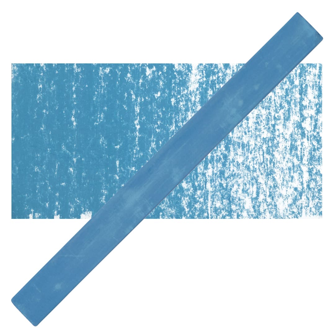 Open in modal - Cretacolor Pastel Carre Hard Pastel - Mountain Blue pastel and swatch