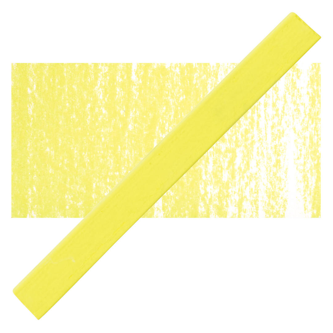 Open in modal - Cretacolor Pastel Carre Hard Pastel - Naples Yellow pastel and swatch